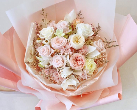 如何學插花鮮花基礎花束制作