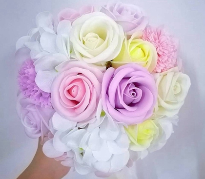 花藝培訓班學包花束教程，學包圓形花束步驟